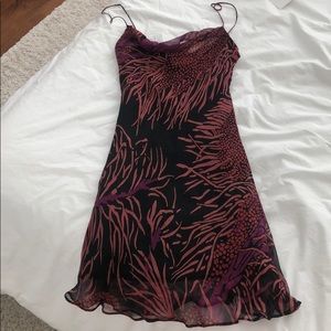 Vintage Betsy Johnson Silk Mini Dress